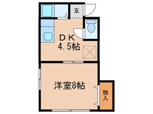 マンション松山の物件間取画像